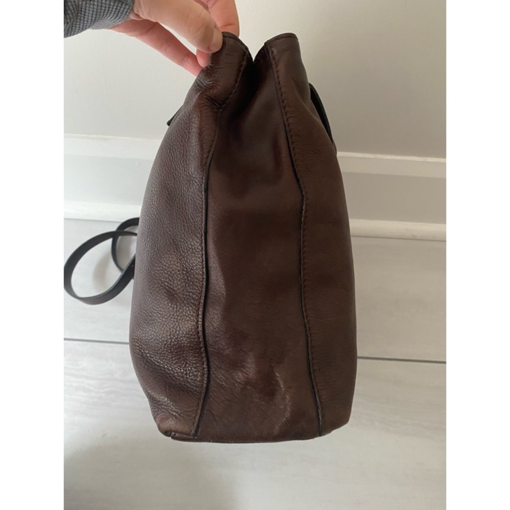 ALDO VINTAGE 90s genuine leather brown purse bag - Picture 7 of 15